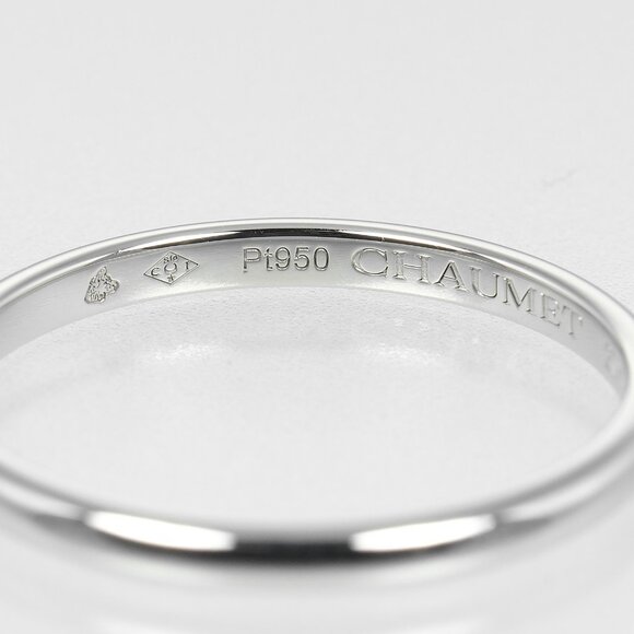 Chaumet Eternal de Chaumet Ring 0.1" band Pt950Platinum/diamond #9.5(US Si... - Picture 4 of 10